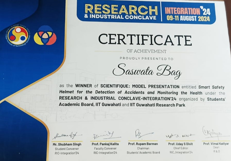 Certificate of Merit - Saswata Bag